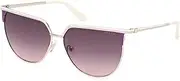 [GUESS] GU00132 21B Shiny Pale Gold 58/13/140 Women's Sunglasses, 21b Shiny Pale Gold, 58/13/140