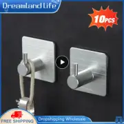 Multi-purpose Strong Hook Self Adhesive Aluminum Bathroom Towel Wall Sticker Coa