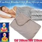 Cooling Blanket Comfort Absorbs Body Heat Keep Cool Summer Blanket Lightweight