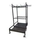 Garden Tool Organizer Yard Tool Steel Rack Space Saving Carbon Steel Home Storag