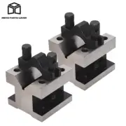 Multi-use V Block & Clamp Set 2-3/8'' x 2-3/8'' x 2'' Gauge Gage Machinist Tool