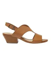 [Easy Steps] Valetta Sandals in Tan Leather