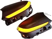 Side Mirror Indicator For Toyota For Camry XV70 For C-HR For CHR For Prius 18-20 2X Car LED Dynamic Turn Signal Light Side Mirror Indicator Blinker Lamp Dynamic Sequential Blinker