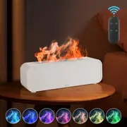 White Aromatherapy Diffuser 7 Colours Ultrasonic Oil Humidifier Air Purifier Music Rhythm Activated