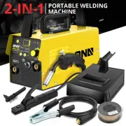 110V 120A 2in1 Yellow MMA/Flux MIG Mode Welding Machine Car Repair Home Project