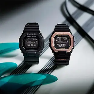 【CASIO 卡西歐】G-SHOCK G-LIDE 智能藍牙多功能衝浪電子錶(GBX-100NS-4)