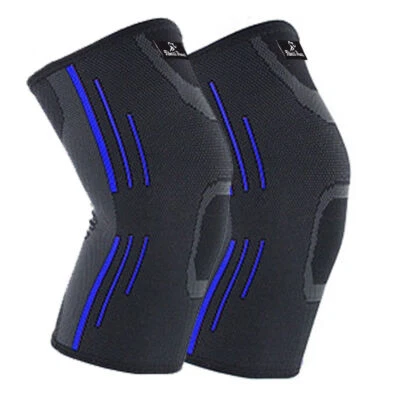 Compression Knee Support Sleeve Brace Arthritis Joint Pain Relief Nonslip L-XXL