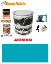 Airman Digger Water Blue Paint Excavator Enamel Paint 1 Litre Tin