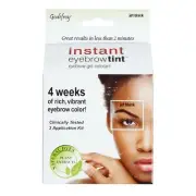 Godefroy Instant Eyebrow Tint Botanicals 3 Applications - Jet Black