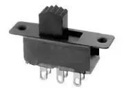 DPDT Miniature Slide Switch ON-ON 120V 0.1A 100mA. Pack of 1, 6 or 10. FREE POST