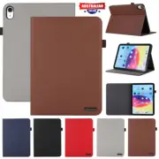 For iPad 11th 10th 9th 8th 7th Gen Air 5 Mini 7 Pro 11 Case Leather Smart Cover