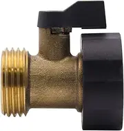 Brass Small Ball Valve Internal Thread External Thread Brass Threaded Valve Connector Joint Fit for Copper Pipe Side Joint Adapter Hand Tool Accessories