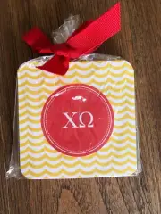 Chi Omega Coasters Paper Gift ChiO Sorority