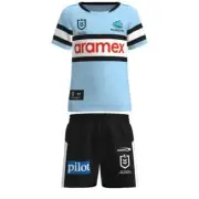 Cronulla Sharks NRL Home Jersey Toddler Set Sizes 0-4! T3