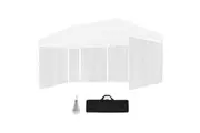 RED TRACK Accessory Pack for 6x3m White Gazebo, includes Walls, Wheeled Carry Bag, Rechargeable USB Lamp
