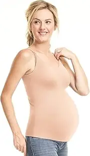 [Playtex] Women's Maternity-Nursing Wireless Cami with Built in Bra