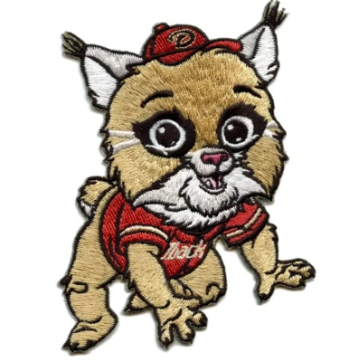 Arizona Diamondbacks Team Baby Mascot Baxter the Bobcat Self-Adhesive Patch
