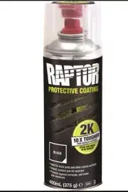Raptor 2k Black Paint ×6 Cans