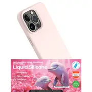 iPhone 15 Liquid Silicone Case Cover - Washable, Shock-Proof, Drop-Resistant, Ultra-Soft, Scratch-Free, Durable- Baby Pink