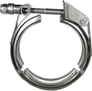 4.00" V Band Clamp Stainless Steel Quick Release Turbo Exhaust V-Band Clamps for Flange, Downpipe, Exhaust Pipe