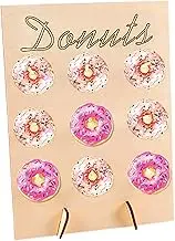Donut Holder Stand Party - Wood Doughnuts Holder,Doughnut Stand Display 9 Donuts for Grow Up Party, Birthday, Wedding