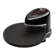 Presto Rotating Pizza Oven Pizzazz Wings Maker Non Stick Cooker Black Grill New