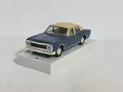 Trax 1/43 1968 Ford XT Fairmont Sedan. Night Mist Blue/Beige Vinyl Roof MiB
