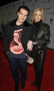 Antonio Banderas & Melanie Griffith at Elton John Hosts "The Conce- Old Photo 6