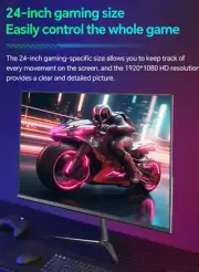 2025 Anmite 24 Inch PC Gaming Monitor 200Hz IPS LCD Display 1920×1080P 4ms