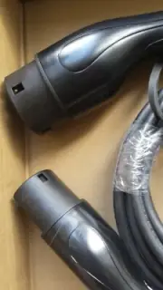 5m EV Cable Plug Electric Car 16A 1P Single Phase Type 2 Vehicle Hybrid Black UK