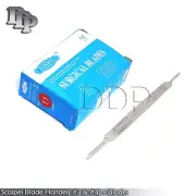 Brand New Scalpel Blade Handel( #3 & #4) 10 surgical sterile blades # 20 # 11