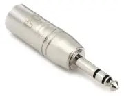 Hosa GXP-246 XLR Male to 1/4 inch TRS Male Adapter (5-pack) Bundle