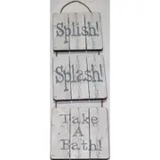 Splish Splash Tae A Bath Wall Art 25x95cm