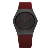 Bering Unisex Watch Wrist Watch Slim Ceramic - 32035-649 Leather