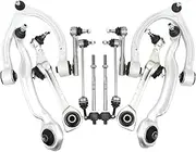 Control Arm Ball Joint Stabilizer Link Tie Rod Kits Compatible For Mercedes Benz S Class W221 C216 S250 CDI S350 S400 S500 S600