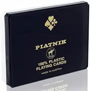 Piatnik 100% Plastic Bridge Double Deck Playing Cards