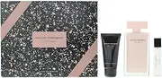 Narciso Rodriguez Women's for Her 3 Pieces Set (Eau de Parfum 100 ml, Perfumed Body Milk 50 ml, The Bag 10 ml)