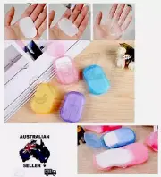 Kids Soap Flake Hand Wash Cleaning Tool Pocket Travel School Bag Portable Pack