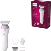 Philips Lady Shaver Series 6000, Single Foil Shaver - Wet & Dry, Cordless - Whit
