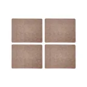 4PK Ladelle Splice 33cm Placemat Dining Table Rectangular Mat - Ginger