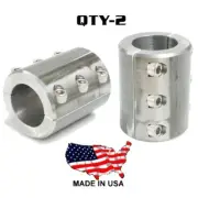 2 - Steel Universal Weld On Bar Clamp 1" Roll Cage Fabrication Mount 6 Bolt