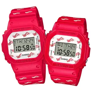 【聊聊甜甜價】CASIO卡西歐 G-SHOCK&BABY-G 限量款 天使與惡魔 情侶對錶 LOV-20B-4