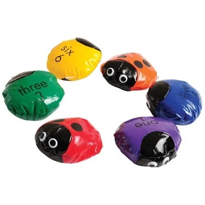 Constructive Playthings Ladybug Beanbag Counting Toys (6 Pieces)
