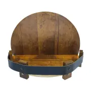 Vintage Wooden Wine Bottle Holder Wall Mount Whiskey Bottle Rack Floating tyXel