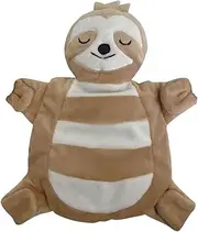 Sleepytot Baby Comforter | Plush Toy with Dummy Holder, Holds Pacifier or Teether, Machine Washable, Newborn Sleep Aid & Baby Gift| Sloth