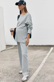 Organic Cotton Lounge Pant (Grey Marle)
