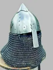 Medieval Viking Helmet, Knight Helmet 16 Gauge Steel A63