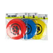 12 x Flyer Dog Frisbee Disc Toy Fetch Pet Puppy Ourdoor Training Game Sauce Safe