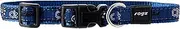 Rogz Scooter Collar Navy Paws, Medium