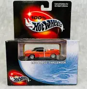 100% Hot Wheels 1970 Dodge Challenger Limited Edition Orange